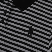 Pass~Port Striped Polo - Black