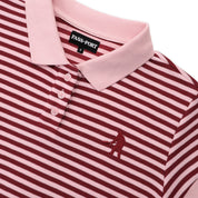 Pass~Port Striped Baby Polo - Pink