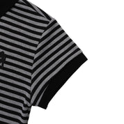Pass~Port Striped Baby Polo - Black