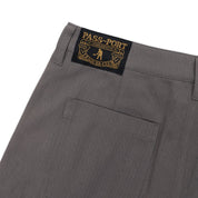 Pass~Port Leagues Club Short - Side Stripe Grey