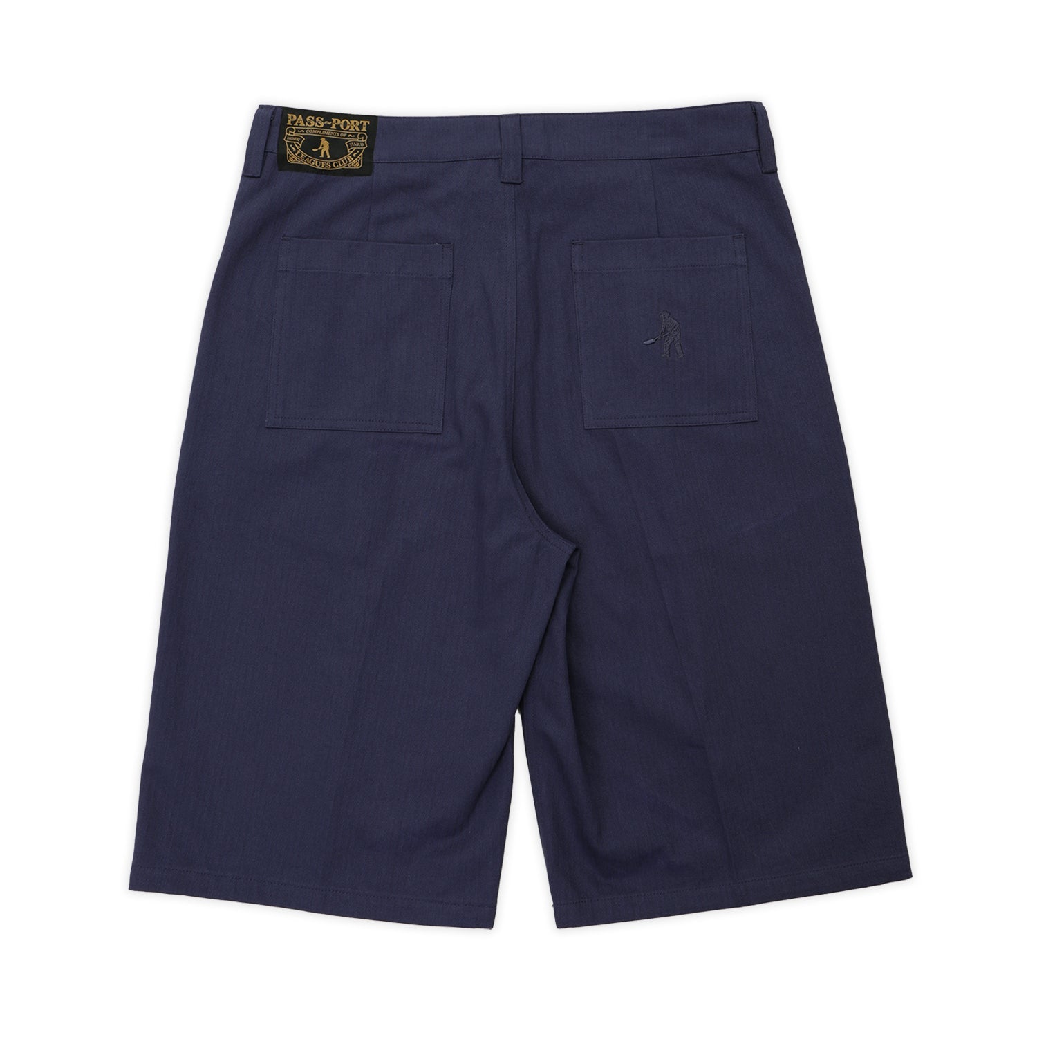 Pass~Port Leagues Club Short - Side Stripe Navy