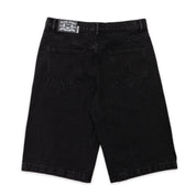Pass~Port Workers Club 3/4 Jean Short - Faded Wash Black