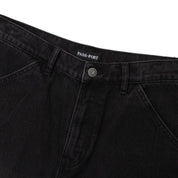 Pass~Port Workers Club 3/4 Jean Short - Faded Wash Black