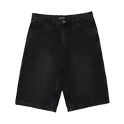 Pass~Port Workers Club 3/4 Jean Short - Faded Wash Black