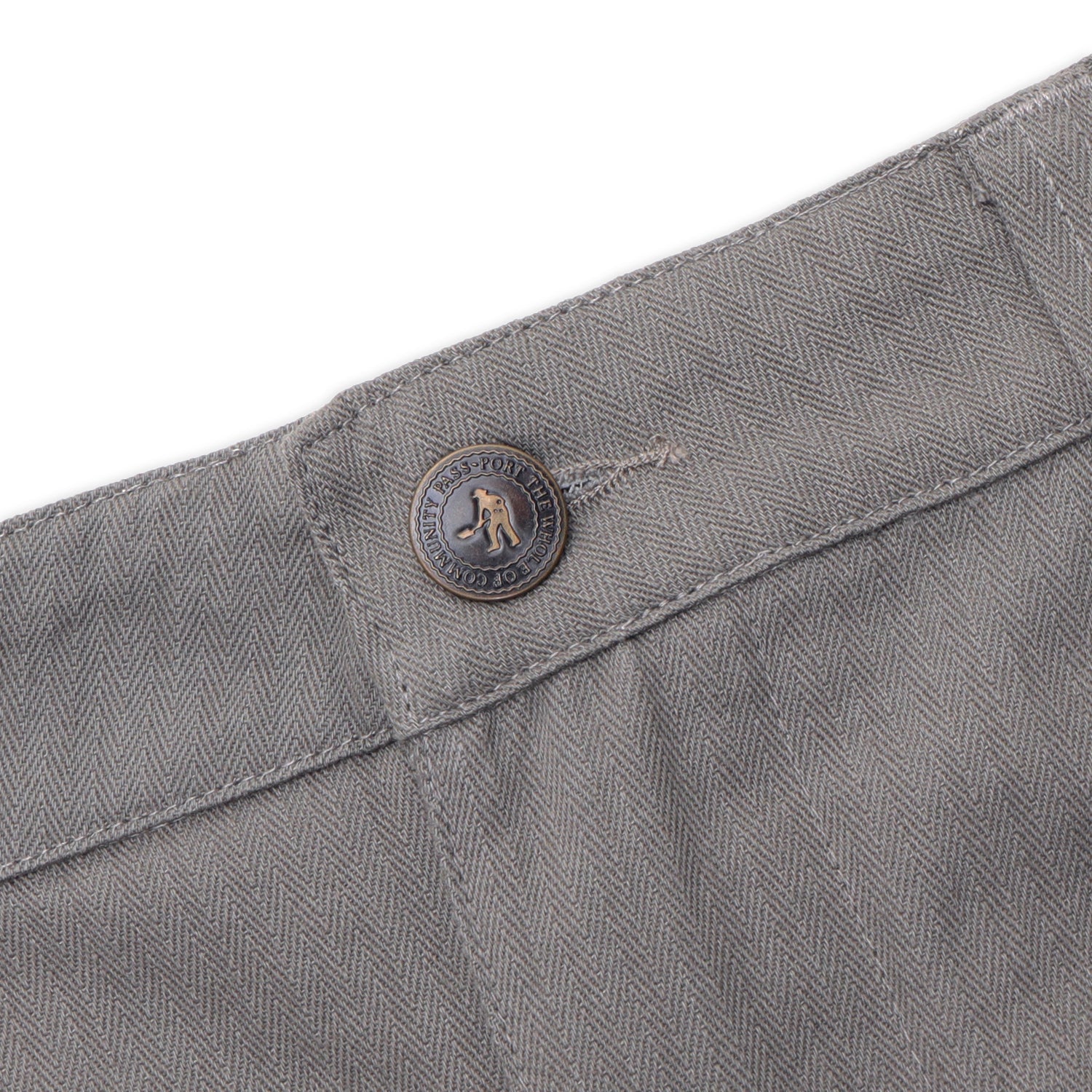 Pass~Port Leagues Club Short - Side Stripe Grey