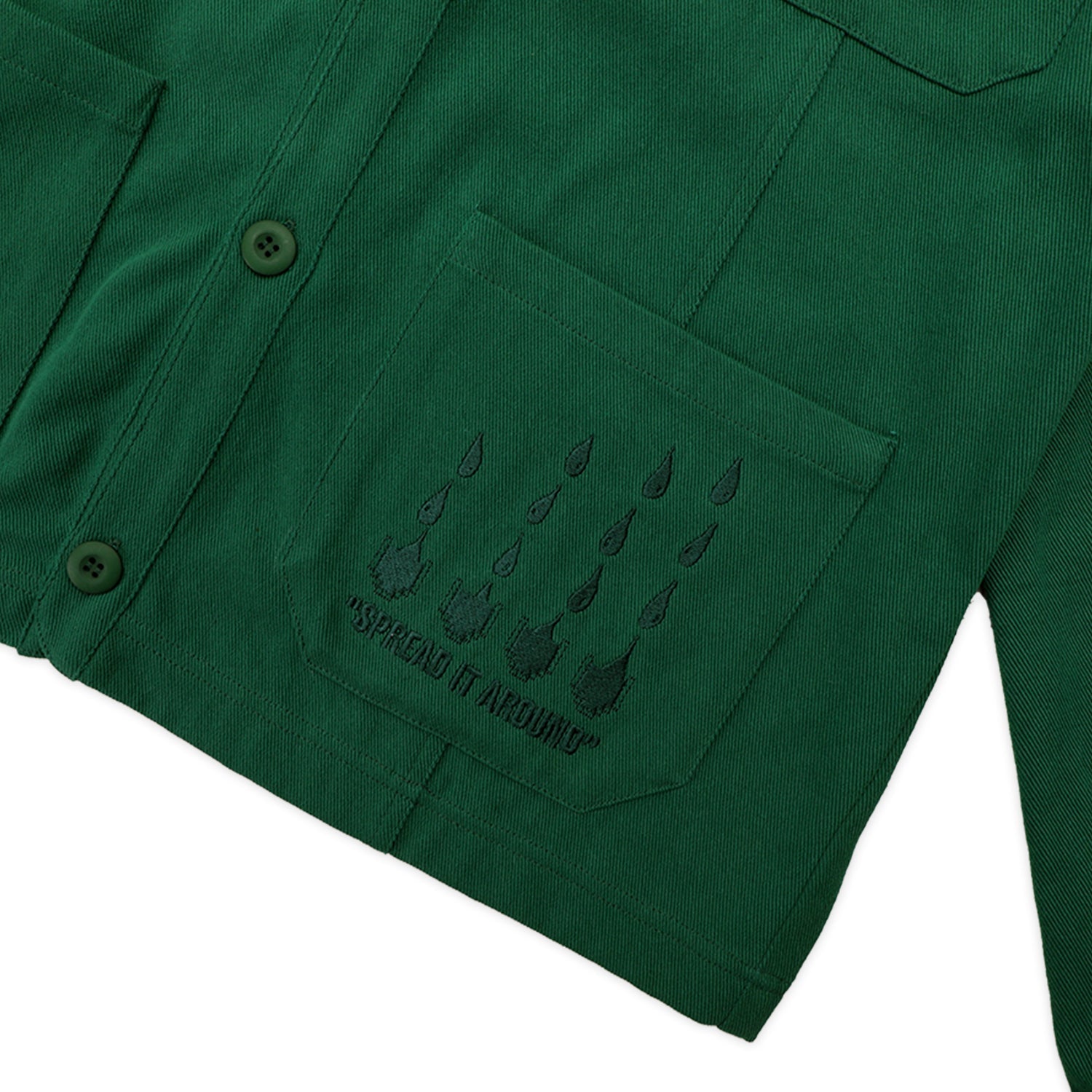 Pass~Port Shop Rules Painters Jacket - Prussian Green