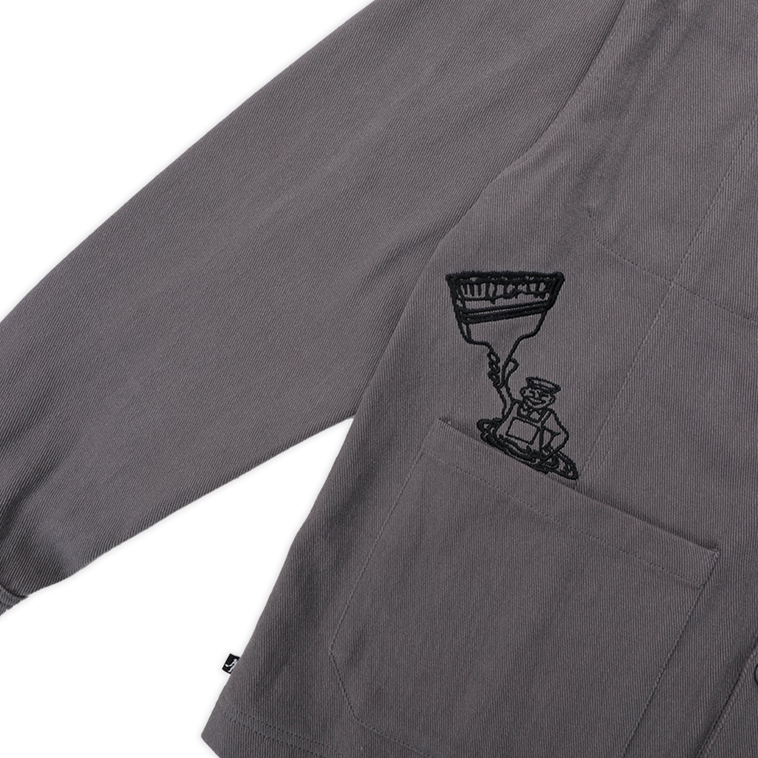 Pass~Port Shop Rules Painters Jacket - Grey