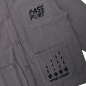 Pass~Port Shop Rules Painters Jacket - Grey