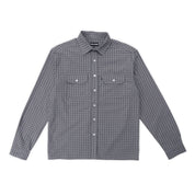 Pass~Port Workers Check Long Sleeve Shirt - Graphite