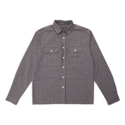 Pass~Port Workers Check Long Sleeve Shirt - Sangria
