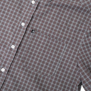 Pass~Port Workers Check Short Sleeve Shirt - Sangria
