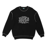Pass~Port Calligraphy Knit Sweater - Black