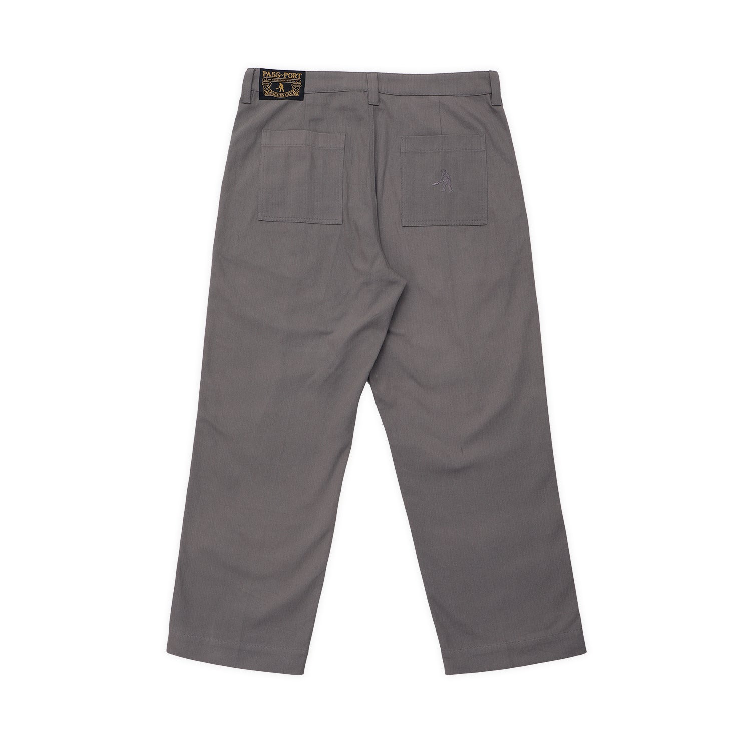 Pass~Port Leagues Club Pant - Side Stripe Grey