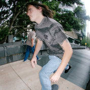 Pass~Port Cave~in Tee - Charcoal