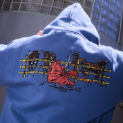 Pass~Port Red Flag Hoodie - Harbour Blue