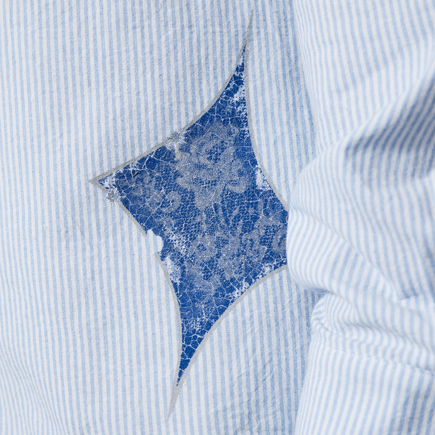 Pass~Port Glint Workers Long Sleeve Shirt - Blue