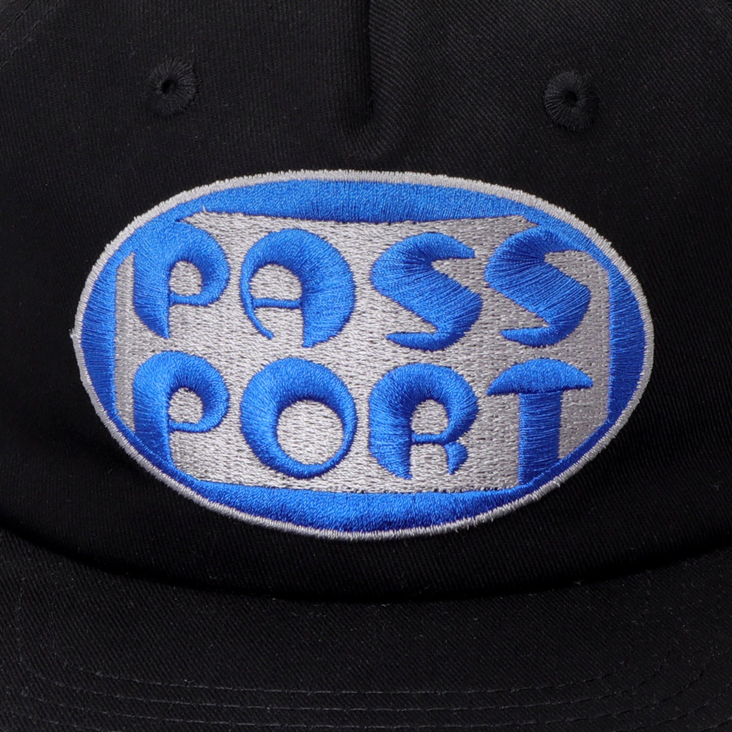 Pass~Port Rounded Workers Cap - Black