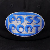 Pass~Port Rounded Workers Cap - Black