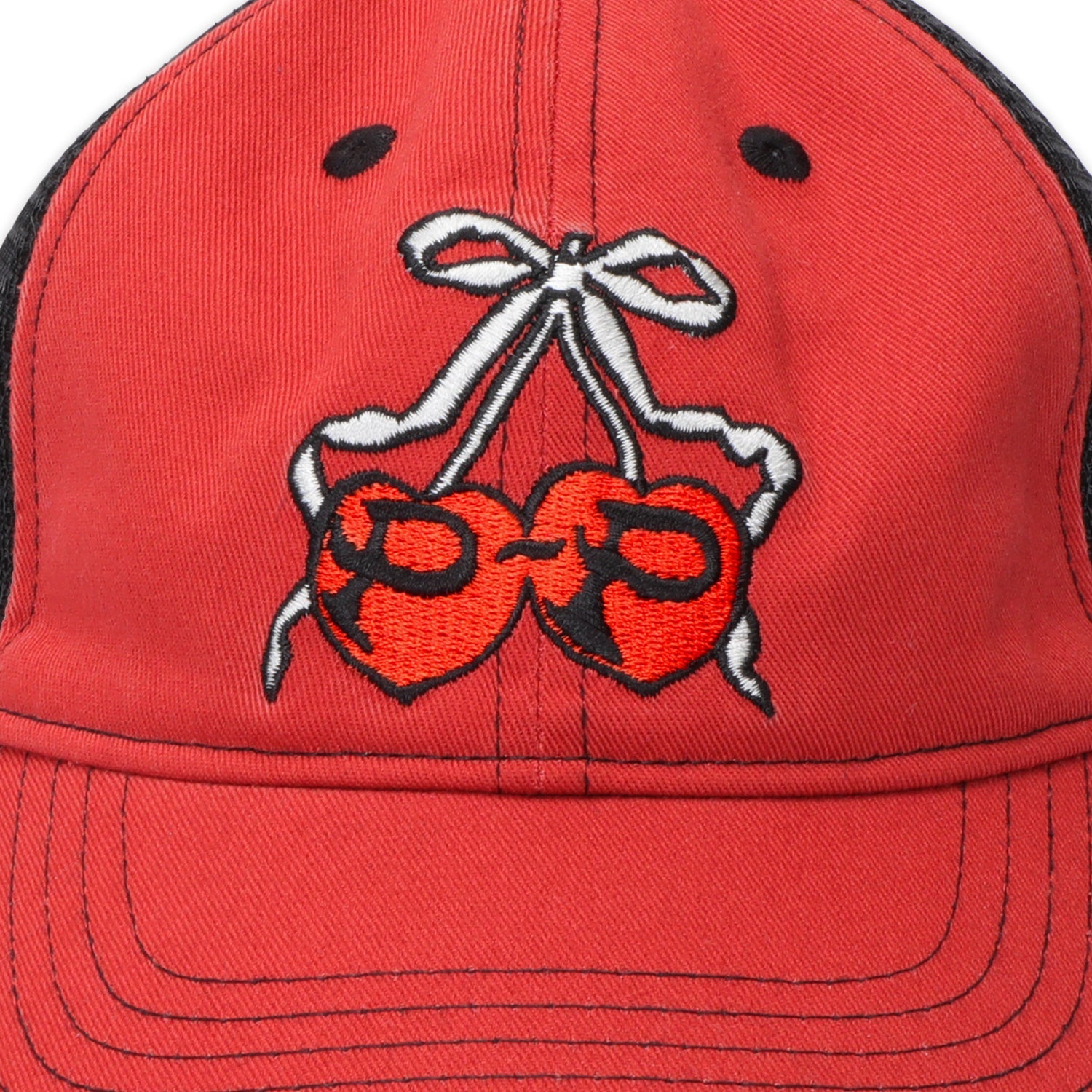 Pass~Port Cherries Leagues Trucker - Washed Red