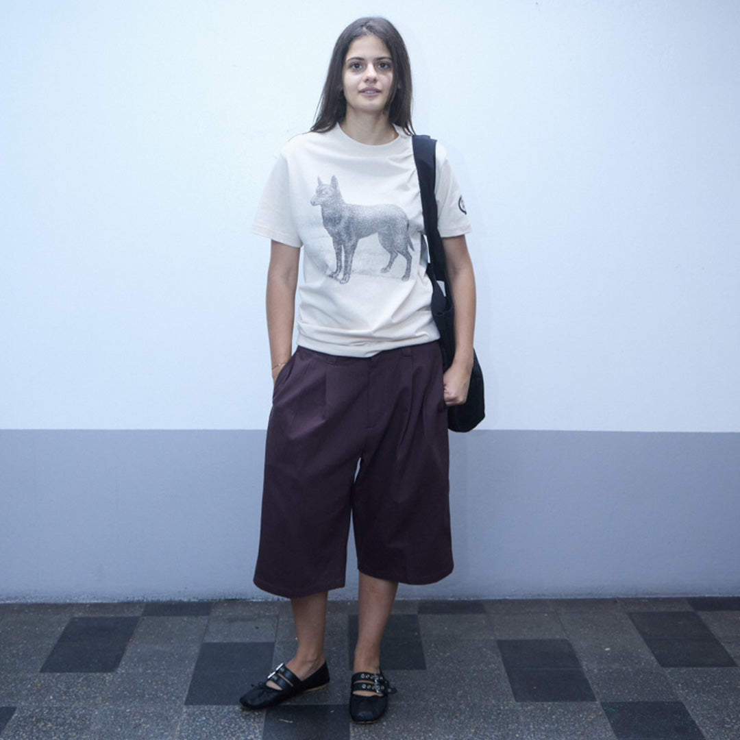 Pass~Port Herringbone Leagues Club Short - Dark Plum