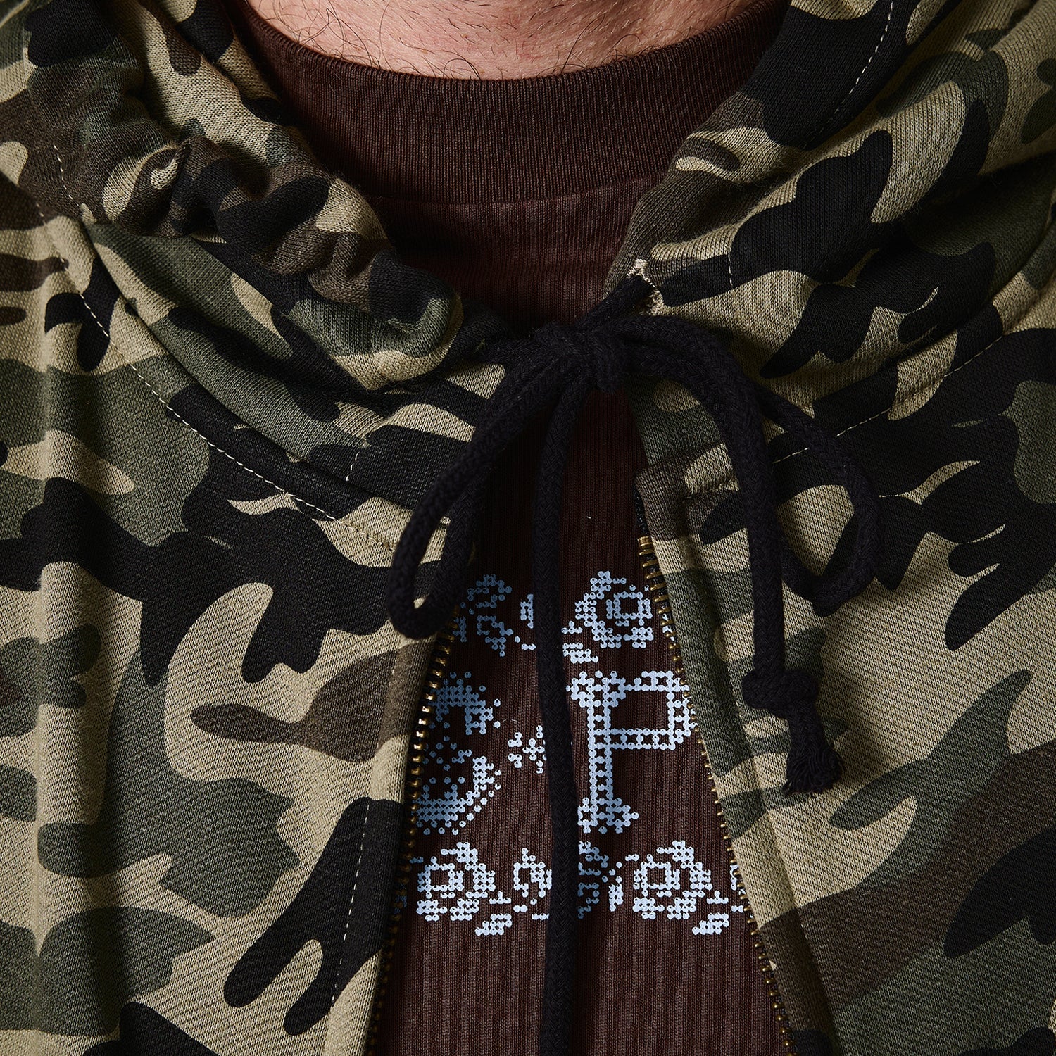 Pass~Port Kollassi Zip Hoodie - Woodland Camo