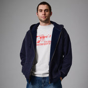 Pass~Port Solid Workers Zip Hood - Washed Navy