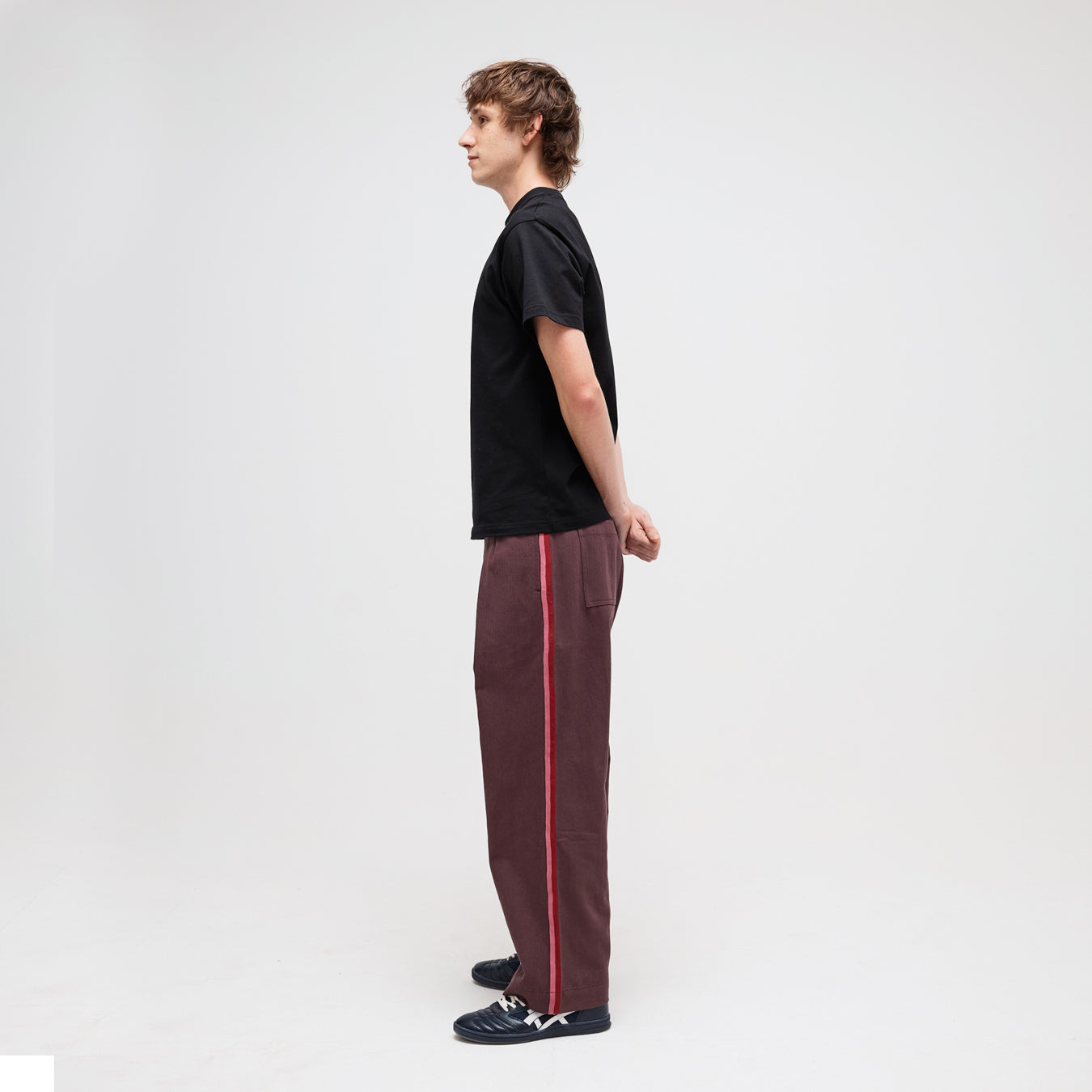 Pass~Port Leagues Club Pant - Side Stripe Plum