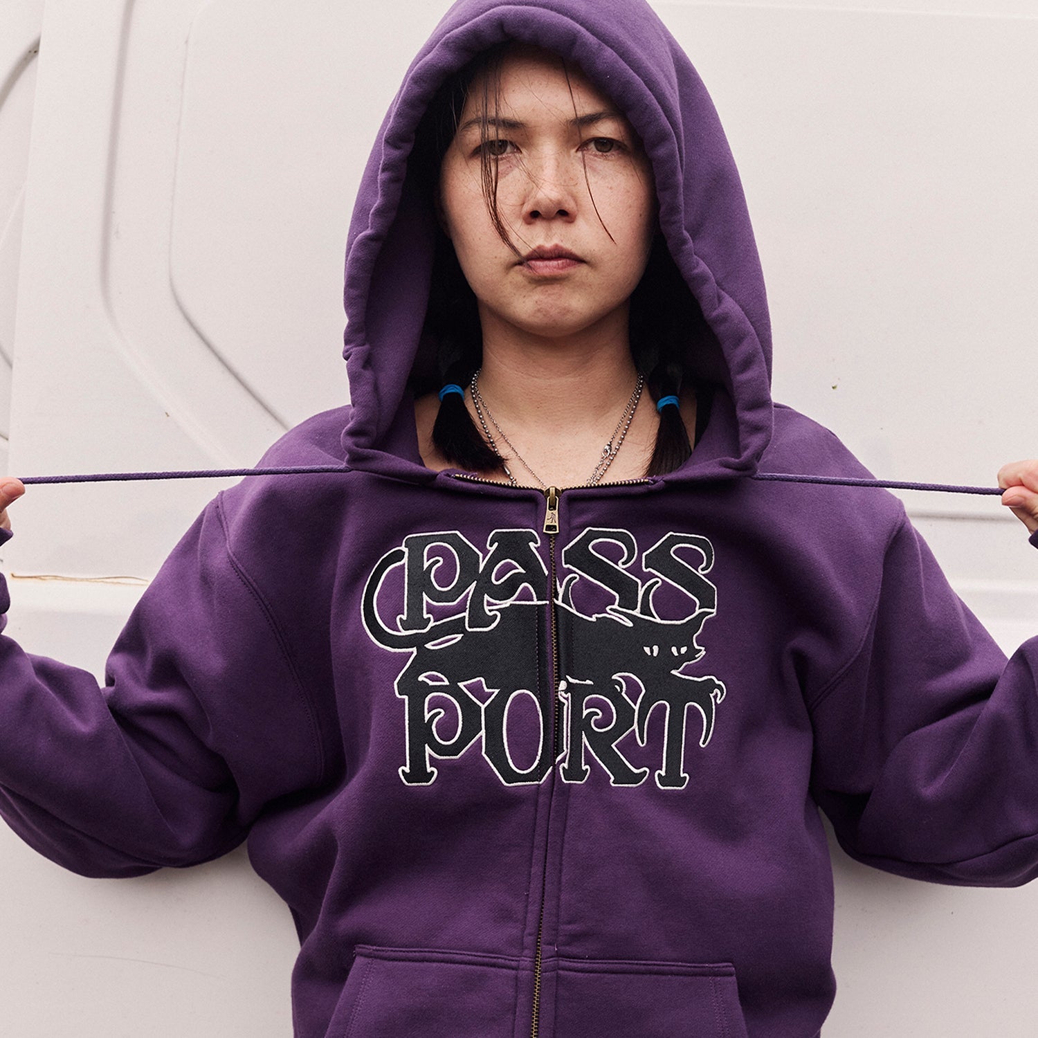 Pass~Port Slinkin' Zip Hoodie - Eggplant