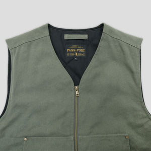 Pass~Port Diggers Club Vest - Moss