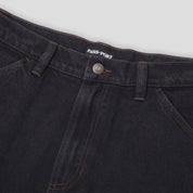 Pass~Port Workers Club Denim Jean - Washed Black / Brown Stitch R44