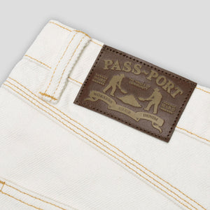 Pass~Port Workers Club Denim Short - Ecru