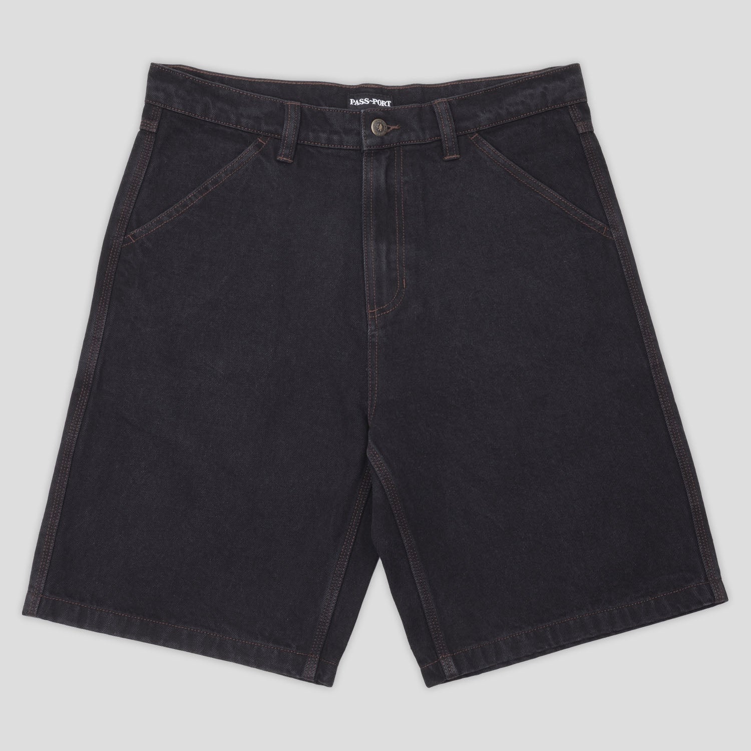 セブンイレブン 冬ギフト 2024 Pass~Port Workers Club Denim Jean Short - Washed Black パンツ