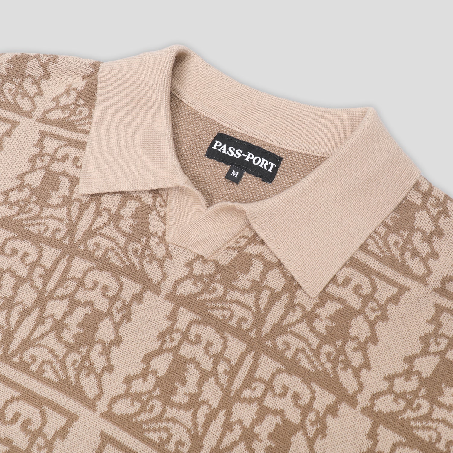 Pass~Port Fretworks Knit Polo - Sand – Pass~Port USA
