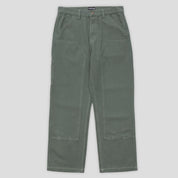 Pass~Port Double Knee Diggers Club Pant - Washed Forest Green