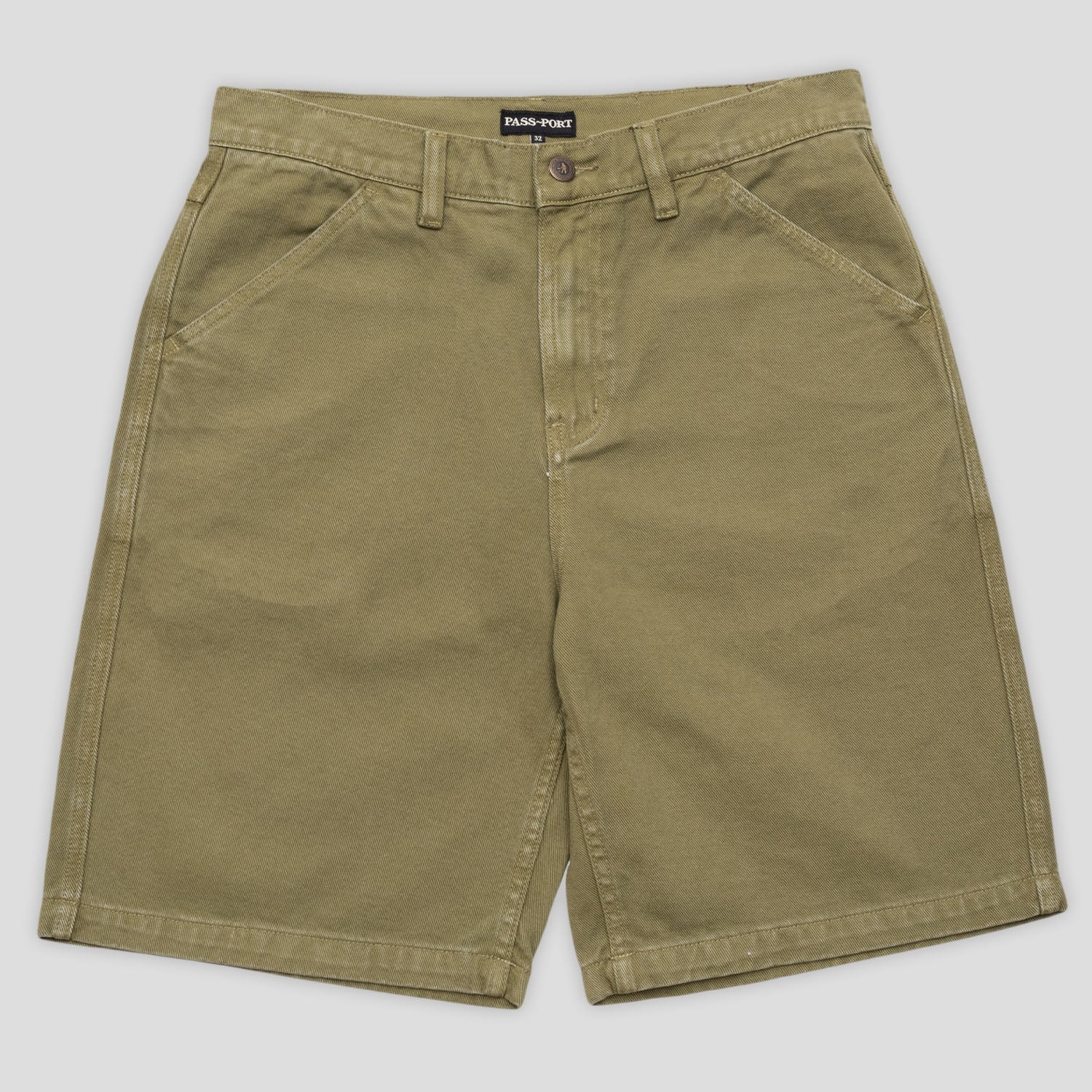 Pass~Port Workers Club Jean Short - Olive