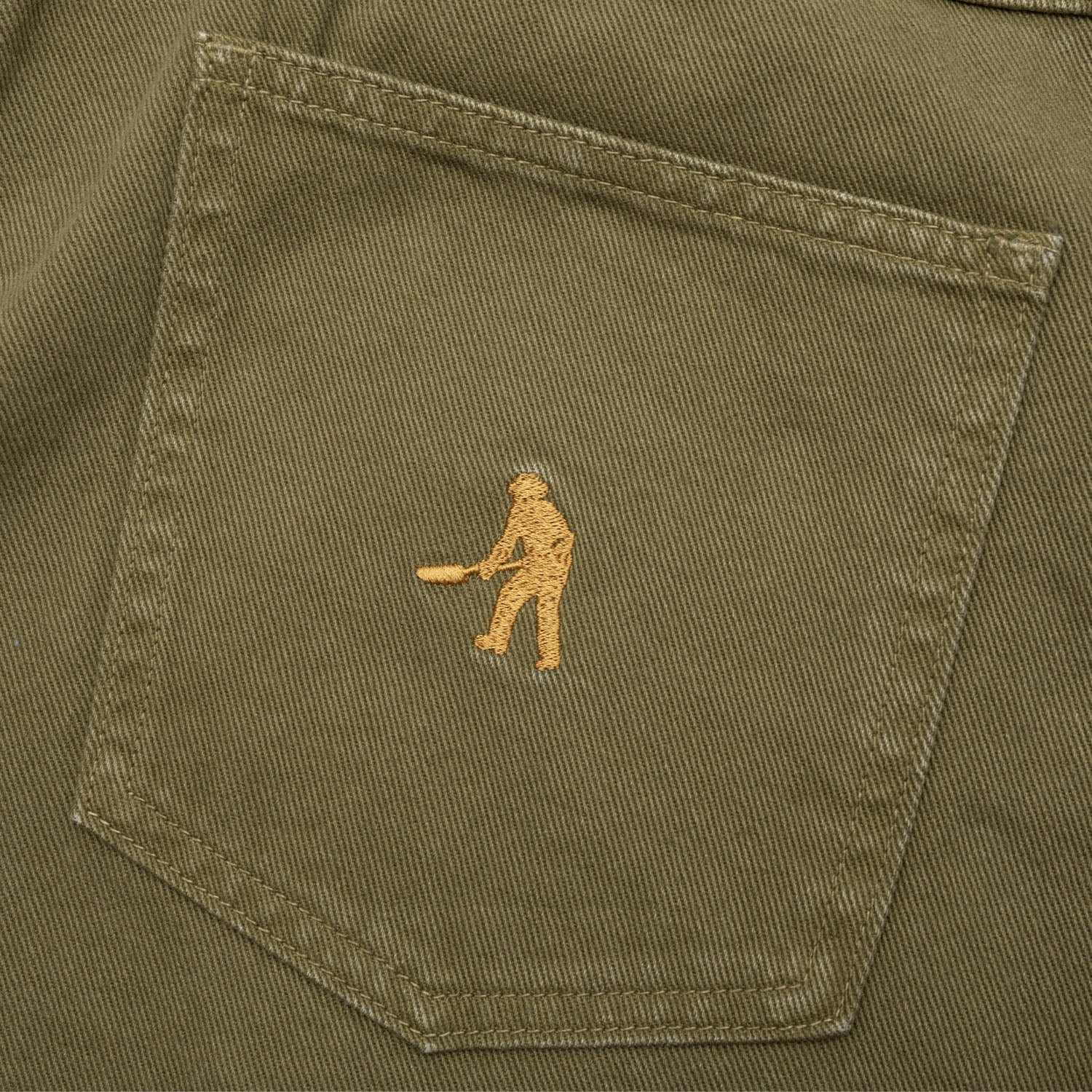 Pass~Port Workers Club Jean Short - Olive