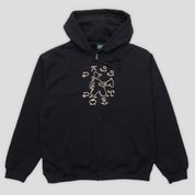 Pass~Port Cowpoke Organic Fleece Zip Hoodie - Black