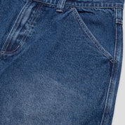 Pass~Port Workers Club Jean Short - Faded Washed Dark Indigo