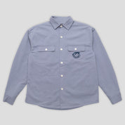 Pass~Port Fretworks Vineyard Shirt Long-sleeve - Steel Blue