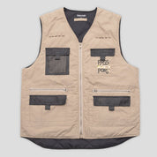 Pass~Port Frog Lure Ripstop Fishing Vest - Khaki