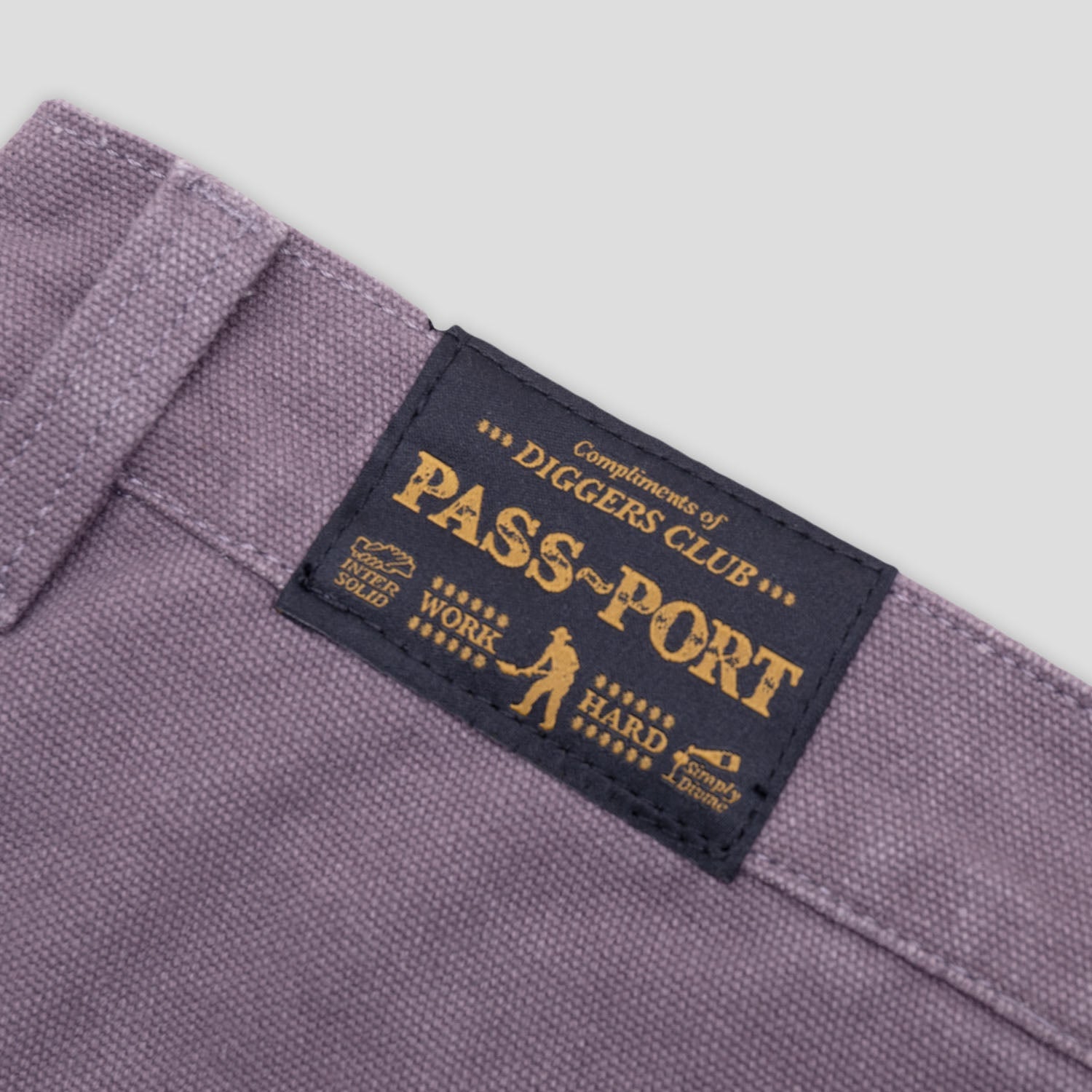 Pass~Port Double Knee Diggers Club Short - Washed Lilac