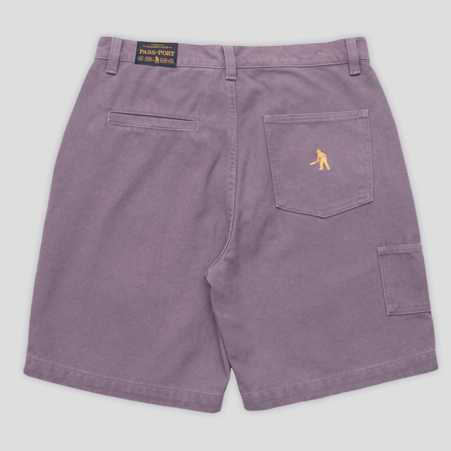 Pass~Port Double Knee Diggers Club Short - Washed Lilac