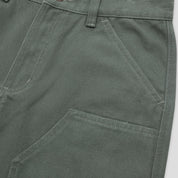 Pass~Port Double Knee Diggers Club Short - Washed Forest Green