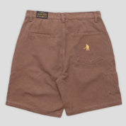 Pass~Port Double Knee Diggers Club Short - Washed Brown