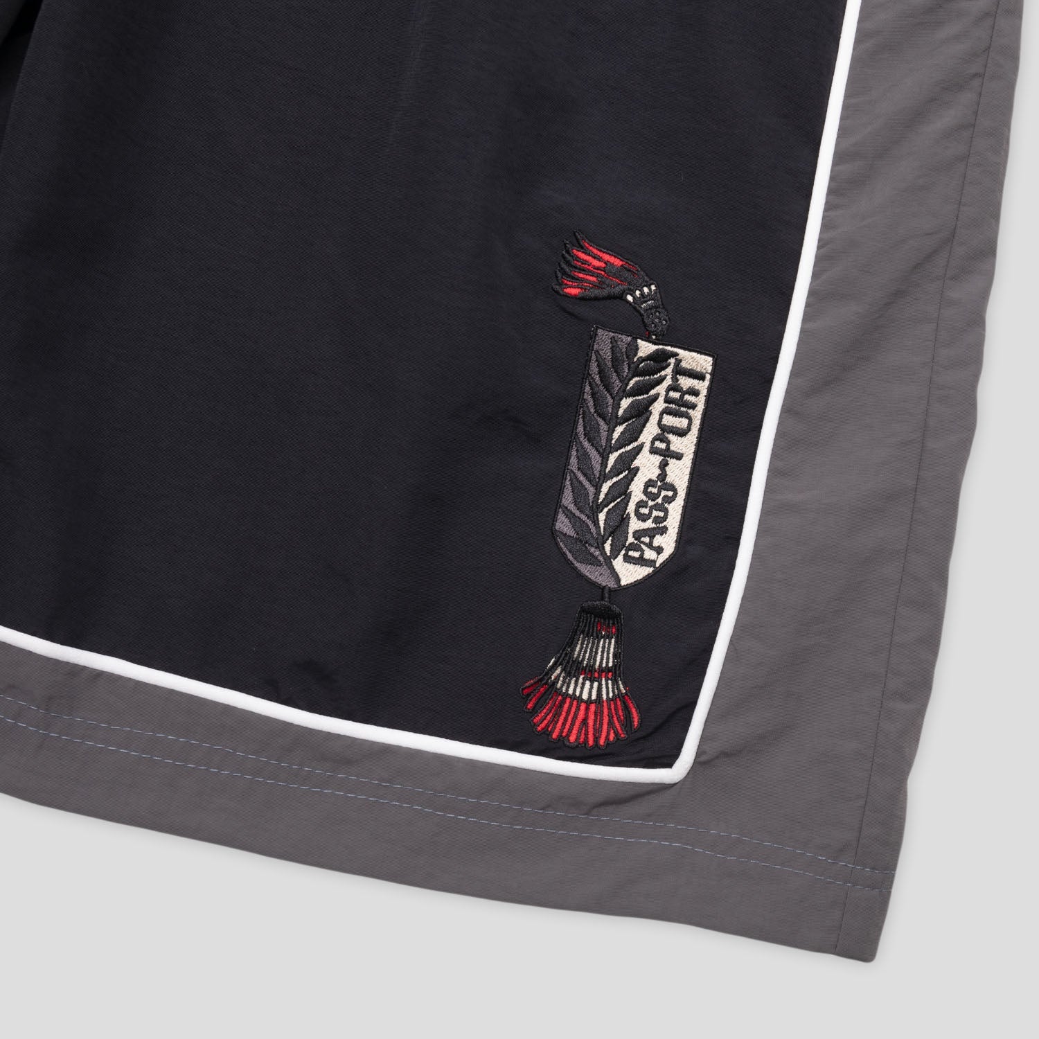Pass~Port Tassle RPET Casual Short - Black / Grey