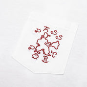 Pass~Port Cowpoke Organic Cotton Pocket Tee - White