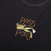 Pass~Port Frog Lure Organic Cotton Tee - Black