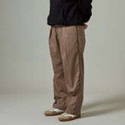 Pass~Port Herringbone Leagues Club Side Stripe Pant - Light Brown / Choc Stripe