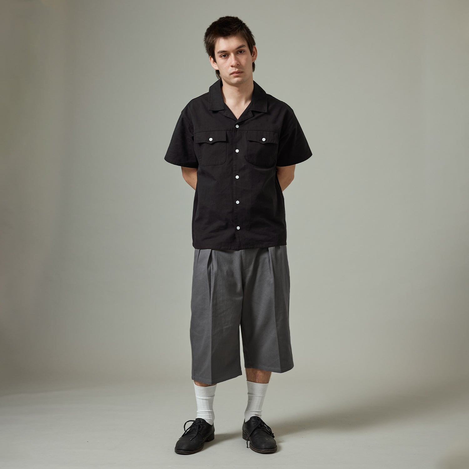 Pass~Port Herringbone Leagues Club Short - Grey