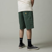 Pass~Port Double Knee Diggers Club Short - Washed Forest Green
